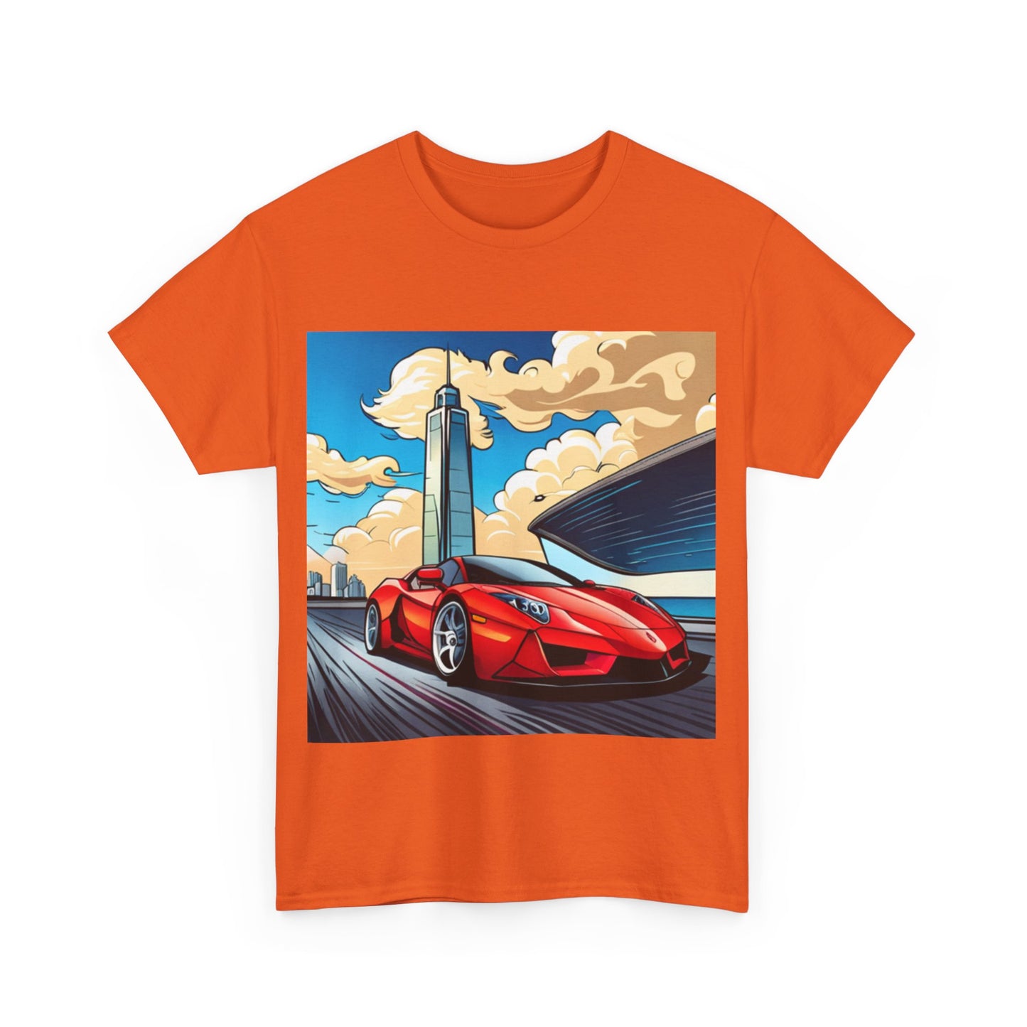 Exotic Cruiser Adult Unisex Heavy Cotton Tee