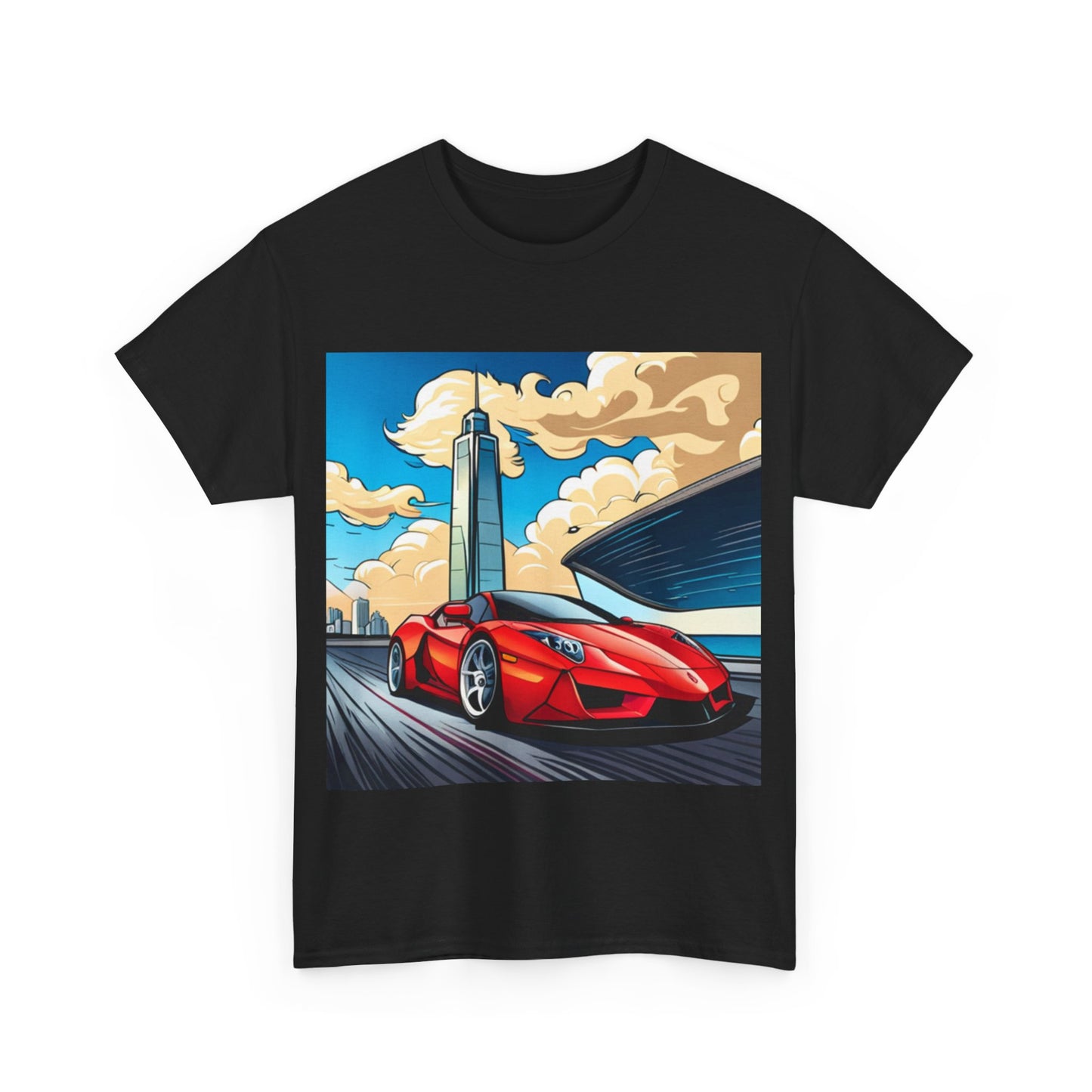 Exotic Cruiser Adult Unisex Heavy Cotton Tee