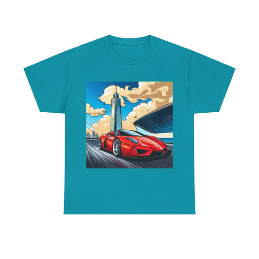 Exotic Cruiser Adult Unisex Heavy Cotton Tee