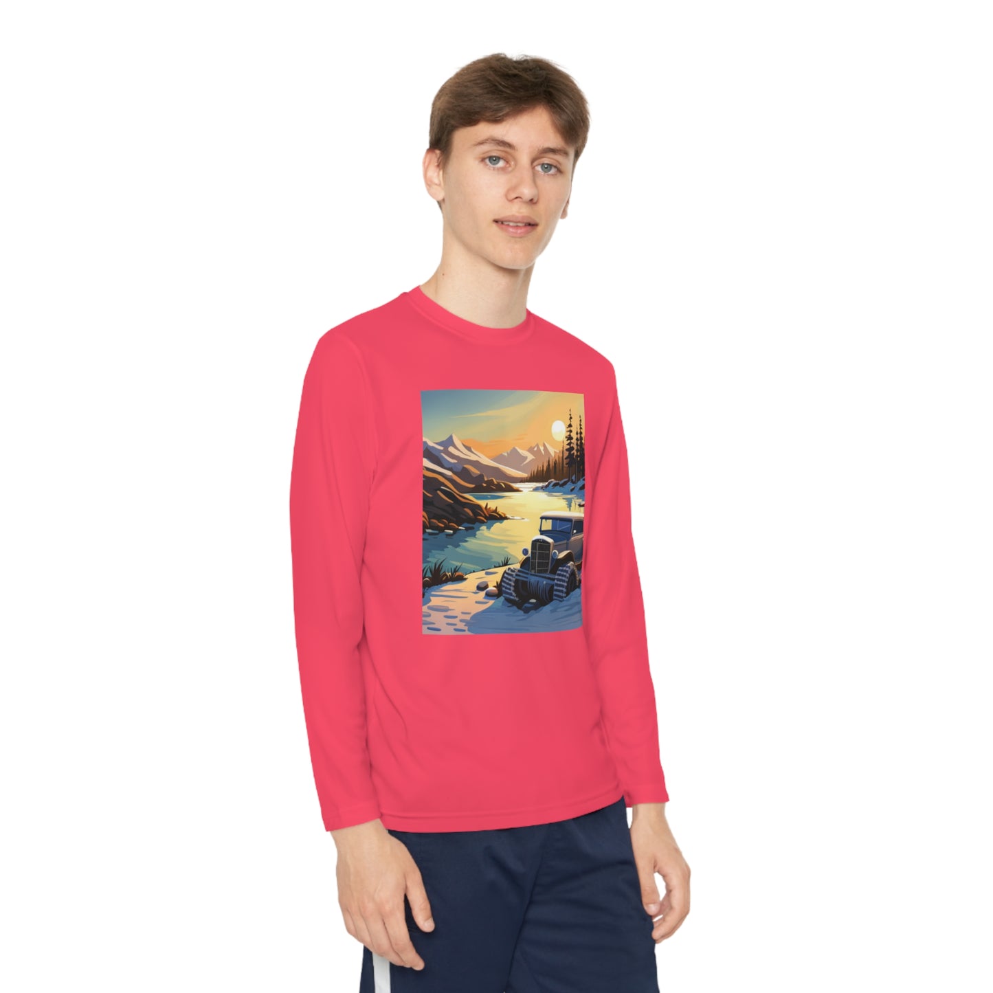 Far Out Youth Long Sleeve Competitor Tee